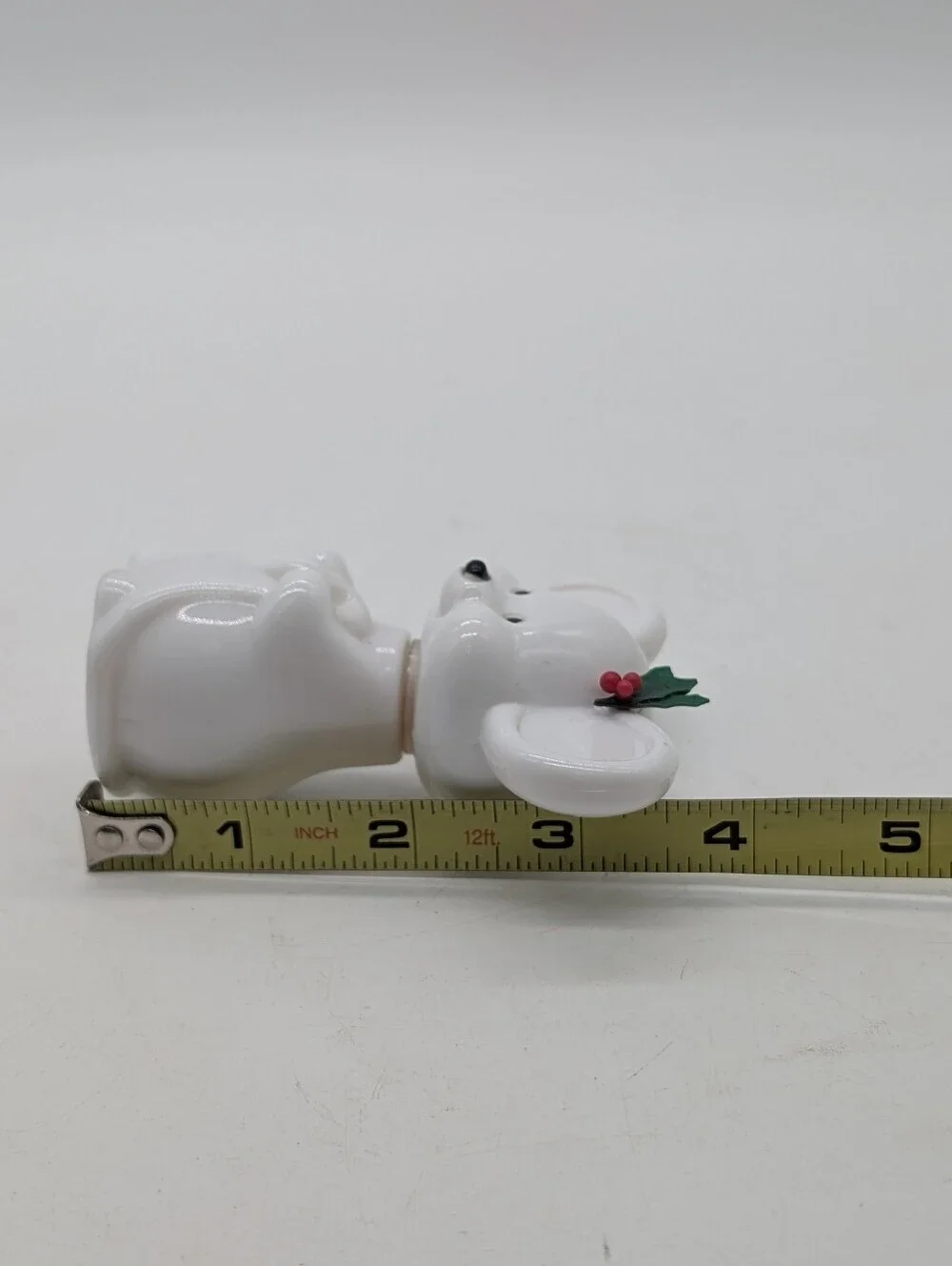 Vintage Avon Merry Mouse Christmas Perfume Bottle Cotillion Cologne .75 oz 1970s